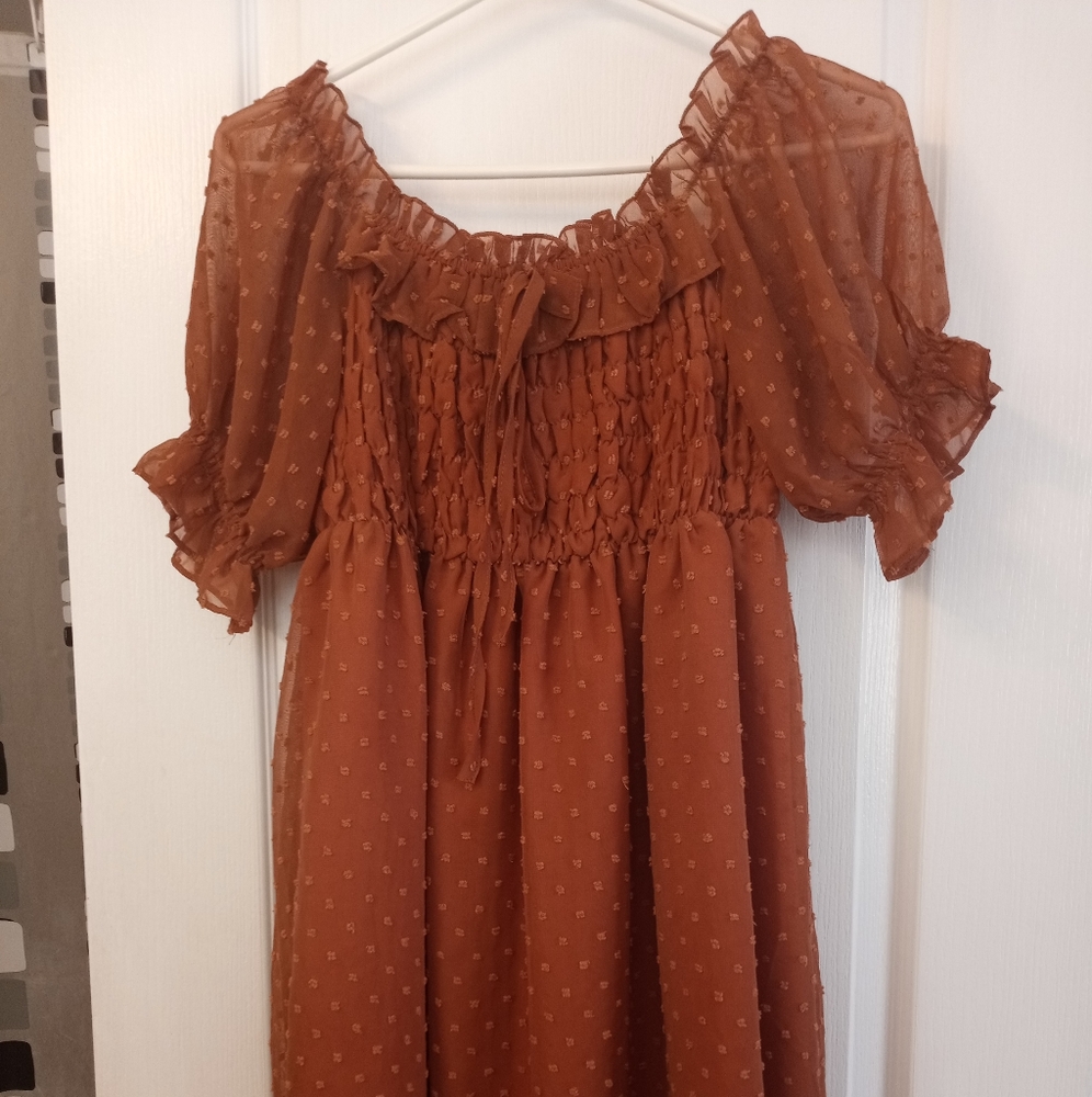 Boho flowing dress